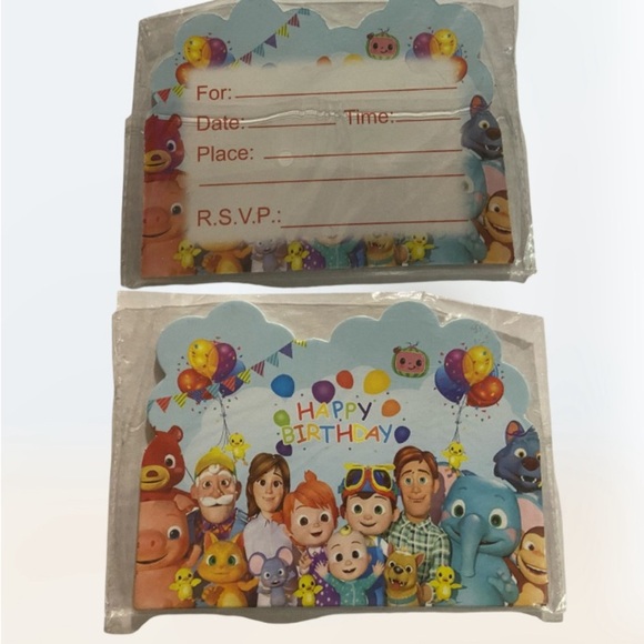 New. Coco melon birthday party decoration set. - Picture 2 of 5